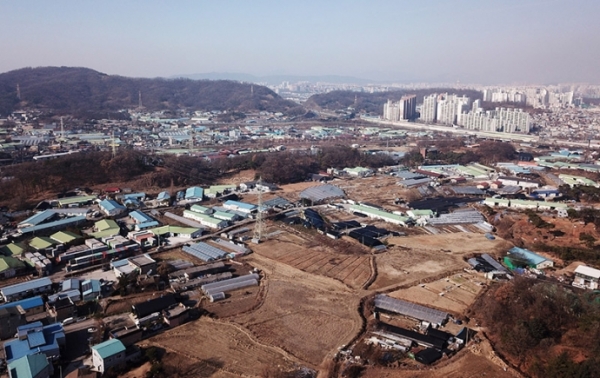 3기 신도시 지정된 하남 교산동 일대. 사진=연합자료