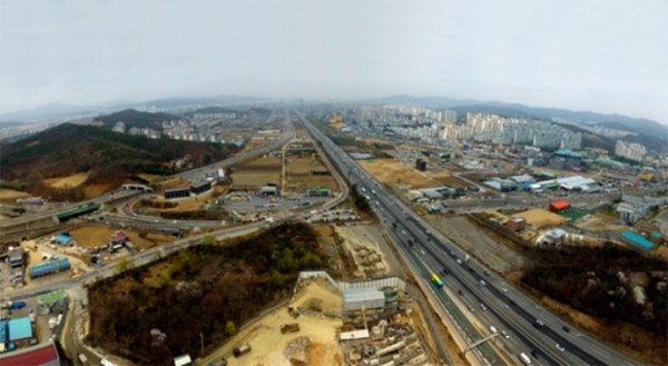 용인플랫폼시티가 조성될 예정인 용인시 보정·마북동 일대 전경. 사진=용인시청