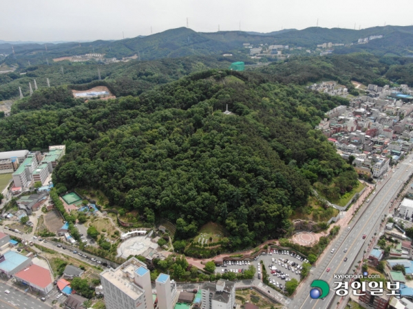 2일 용인시 처인구 남동 산4 번지 일대 장기미집행 도시공원(용인중앙공원)부지. /김금보기자