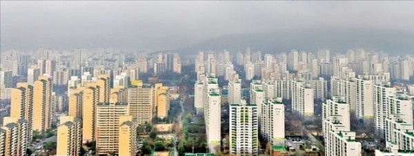 성남시 분당구 아파트 단지 전경. 사진=연합