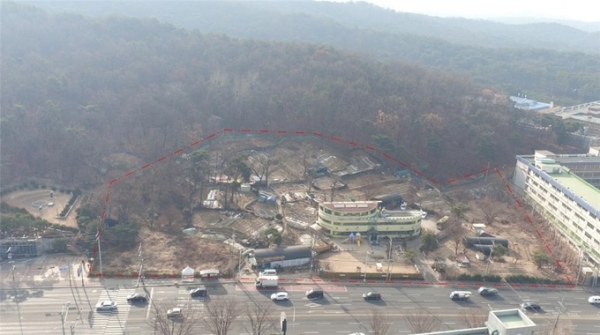 ▲ 남양주시가 막대한 사업비를 들여 추진중인 문화공원 조성예정 부지/남양주시 제공