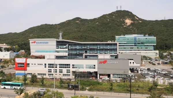 ▲ 경기북부재난본부 합동 청사 뒤로 경기북부지방경찰청이 위치해 있다. (사진=경기도 제공)
