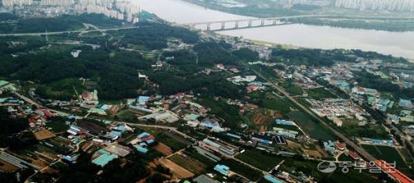 남양주시 상패동 270-1번지 일원 ‘양정역세권 복합단지 개발사업 2구역’ 일원. 중부DB