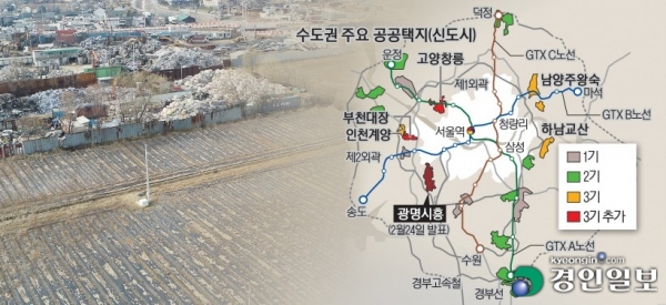 LH 직원들의 조직적 투기 의혹이 제기된 시흥시 과림동 일대. /경인일보DB