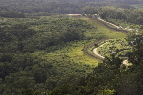 파주시 서부전선의 비무장지대(DMZ) 모습. 사진=연합