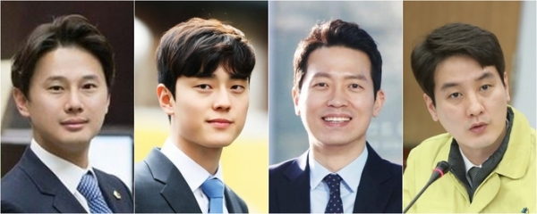 ▲ (왼쪽부터) 황대호 경기도의원(더민주·수원4), 정한도 용인시의원(더민주·용인자), 이기인 성남시의원(국민의힘·성남차), 김일중 이천시의원(국민의힘·이천가)