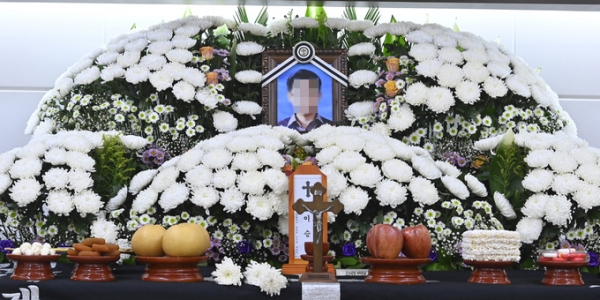 ▲ 안성교육지원청 교육시설관리센터(센터) 소속 故 이승현(54) 시설관리주무관의 빈소. (사진=황준선 기자)