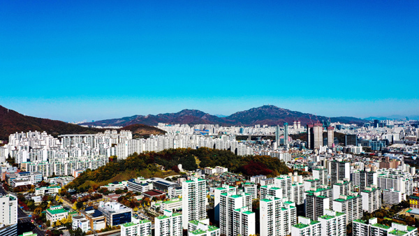 수도권 1기 신도시인 산본신도시 전경. /사진=군포시 제공