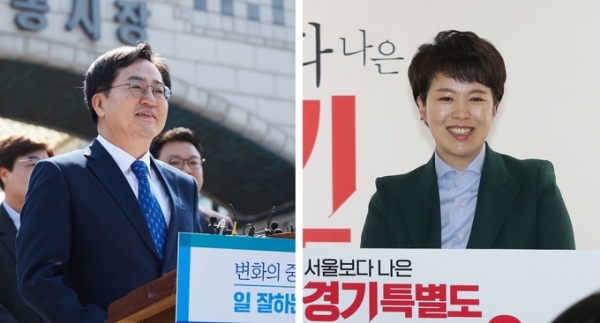 ▲ 김동연-김은혜 경기도지사 후보 (사진=연합뉴스 제공)