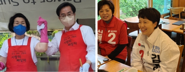 6·1 지방선거 공식 선거운동 시작 이후 첫 주말을 맞아 김동연‧김은혜 경기도지사 후보는 각각 차별화 전략으로 치열한 선거전을 벌이며 유권자 표심을 공략하기 위해 안간힘을 썼다. /사진=경기신문DB