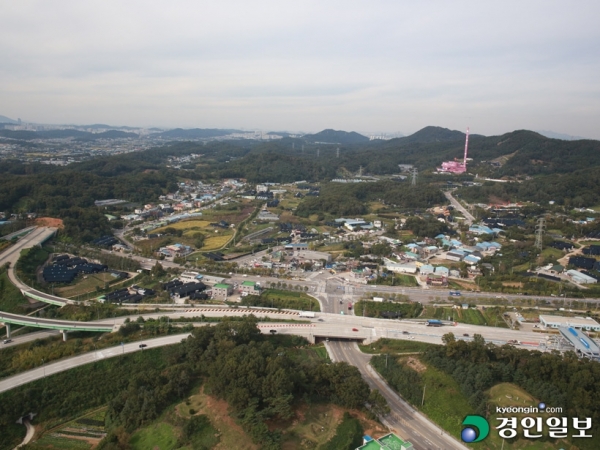 3기 신도시에 포함된 광명시 학온동 지역 모습. /광명시 제공