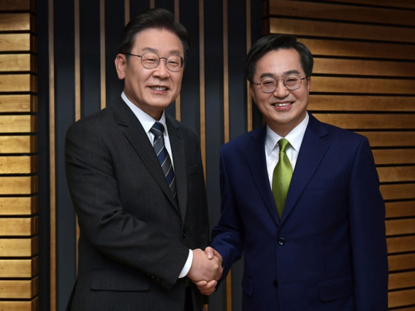 이재명 민주당 대표(왼쪽),김동연 경기지사,/사진=연합뉴스 DB