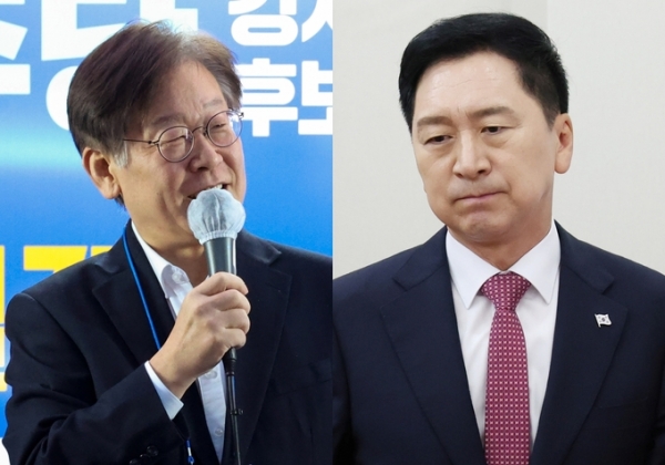 ▲ 김기현 국민의힘 대표(오른쪽)과 이재명 더불어민주당 대표. (사진=연합뉴스)