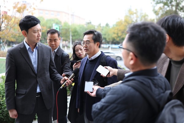 '김포, 서울 편입' 관련 견해 표명하는 김동연 경기도지사 /사진 = 경기도 제공
