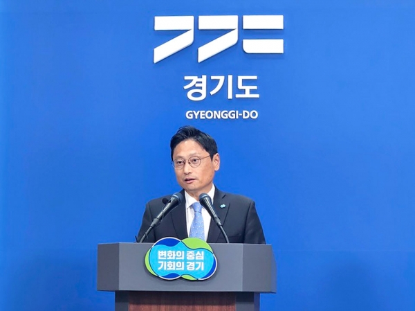 ▲ 오후석 경기도 행정2부지사는 7일 오후 경기도청에서 간담회를 열고 김포시의 서울 편입 시 발생할 세금혜택 축소, 건강보험 감면 제외, 규제강화 등 불이익에 대해 설명했다.