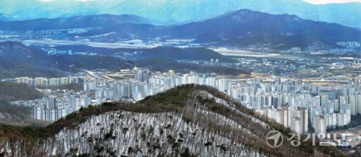 군사시설보호구역 해제에 포함된 성남시 서울공항 일대. 경기일보DB