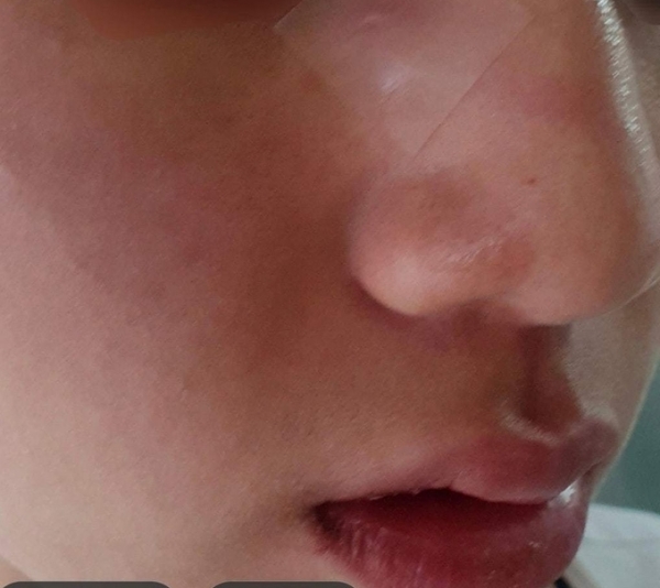 교실 내 폭행을 당한 C군. (사진=독자 제공)