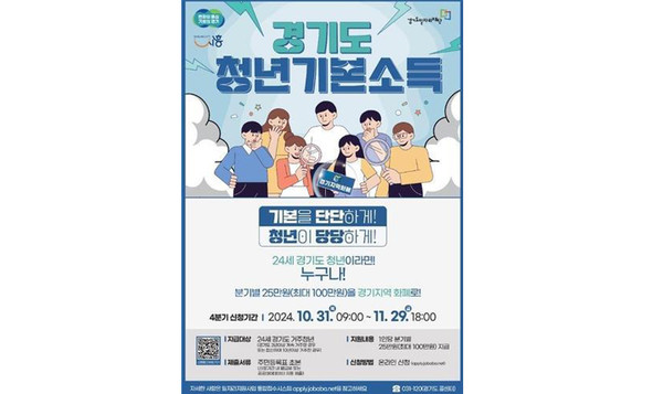 경기도 청년기본소득. / 경기도 제공